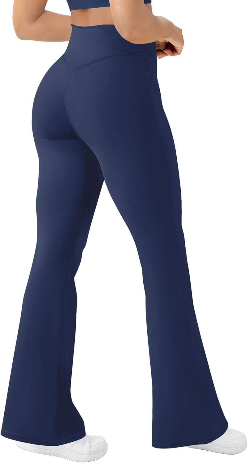 Women's Yoga Pants Bootcut Flare Leggings Flared Bell Bottom Leggings
