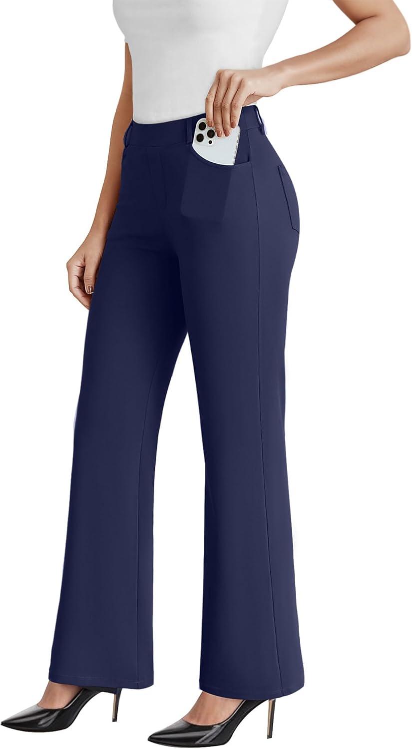Dress Work Pants Women Business Casual Slack Trousers Stretchy