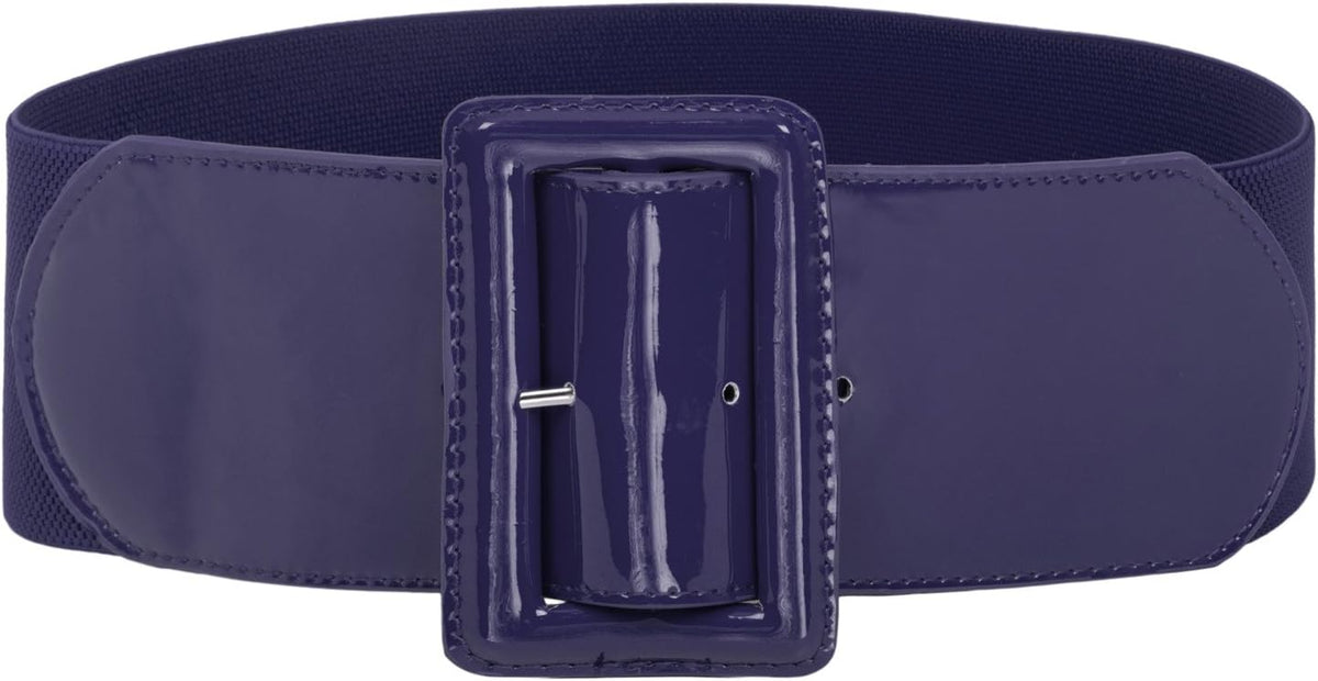Women's Stretchy Belt 1950s 3 Inch Wide Elastic Belts