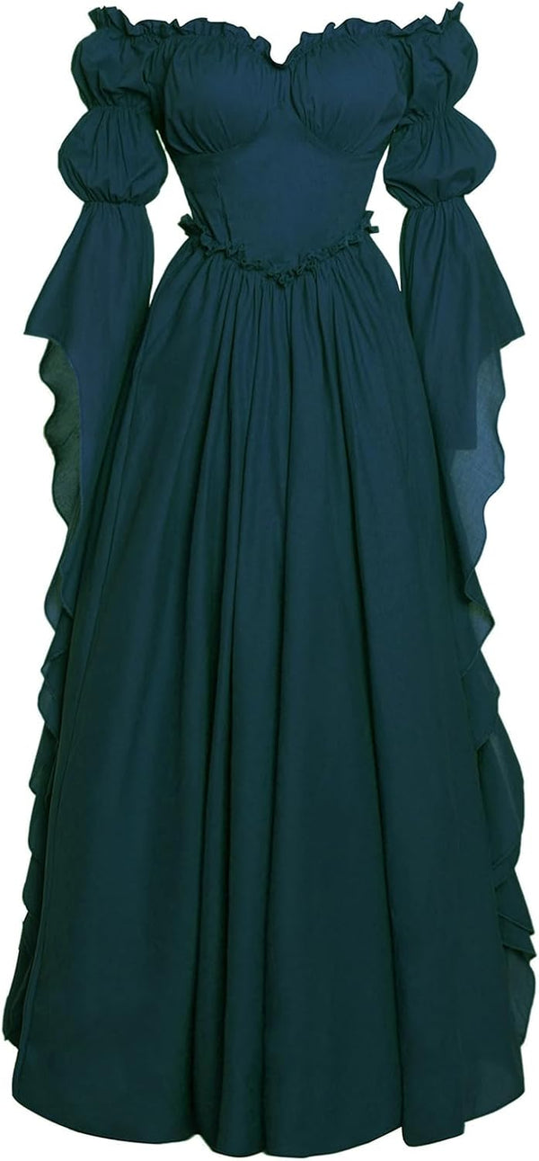 Medieval Renaissance Costume Dress Victorian Dresses for Women
