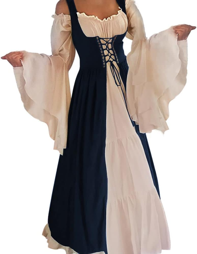 ABaoWedding Womens's Medieval Renaissance Costume Cosplay Over Dress