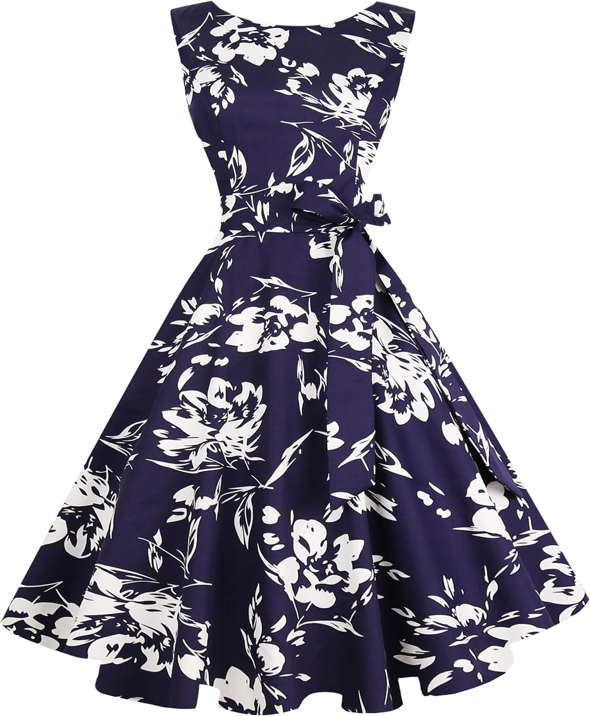 Sleeveless Vintage 1950s Cocktail Dress