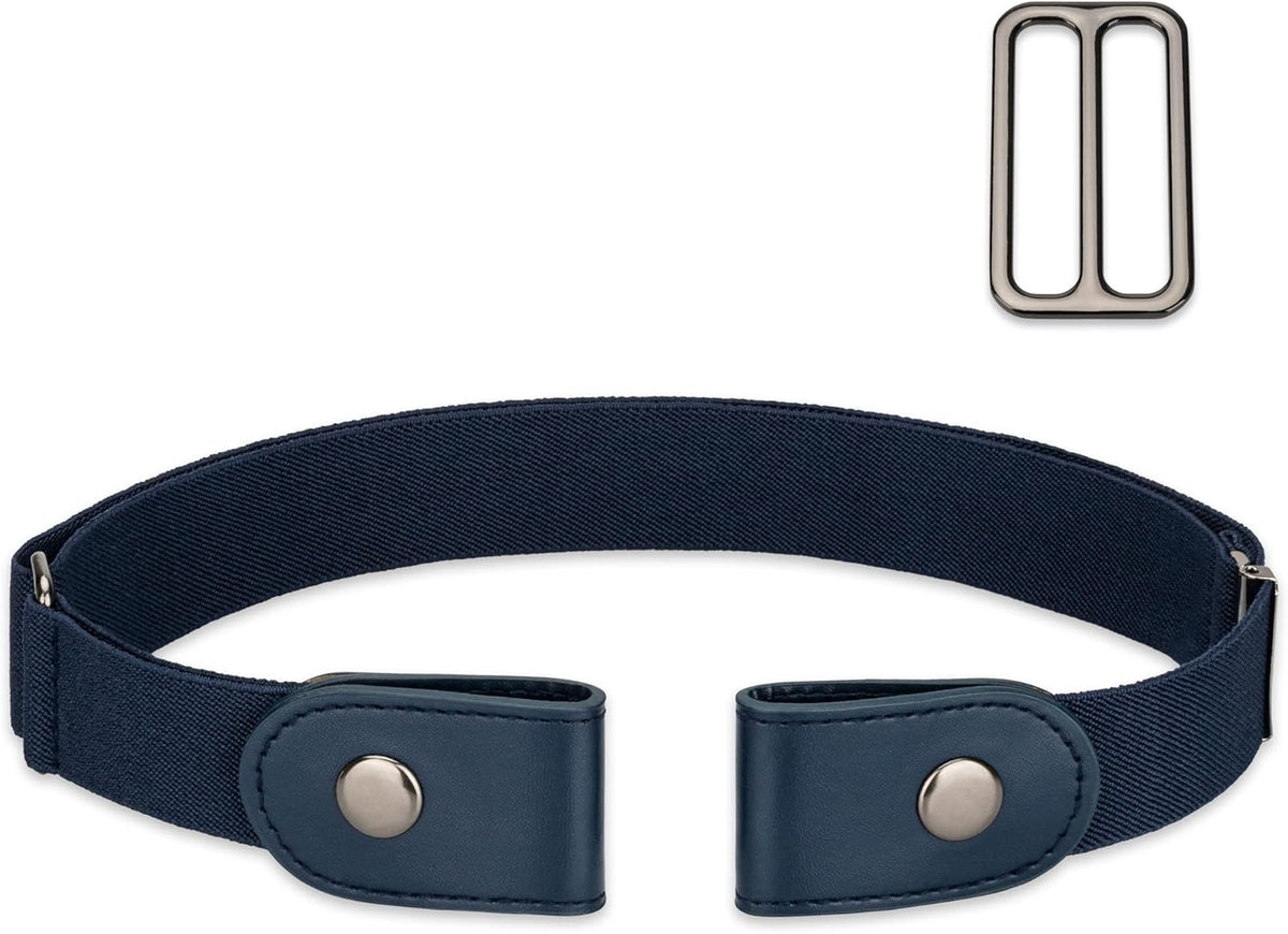 No Buckle Stretch Belt For Women Men, Elastic Invisible For Jeans