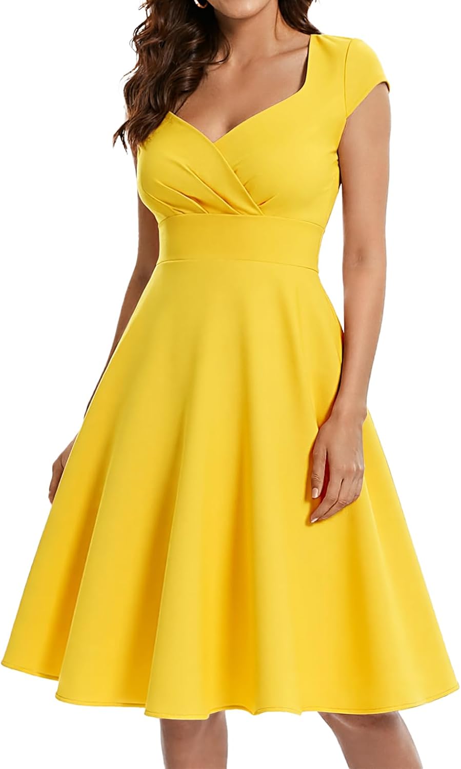 Bbonlinedress Women Short 1950s Retro Vintage Cocktail Party Swing Dresses