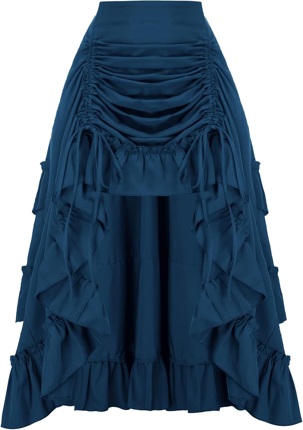 Scarlet Darkness Women Renaissance Pirate Skirt High-Low Whimsical Clothes Main image
