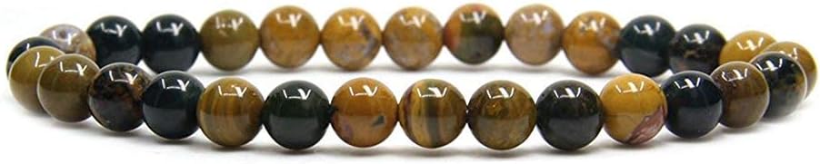 Angelstones Gemstones 6mm Round Beads Healing Crystal Bracelet for women