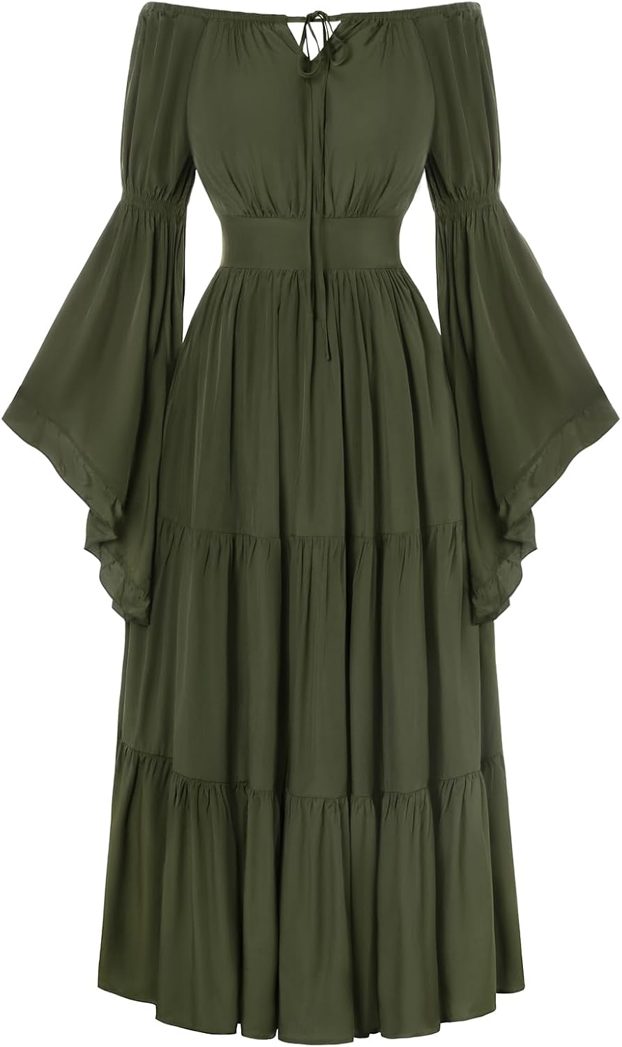 Scarlet Darkness Renaissance Dress Women Long Sleeve Off Shoulder Dresses