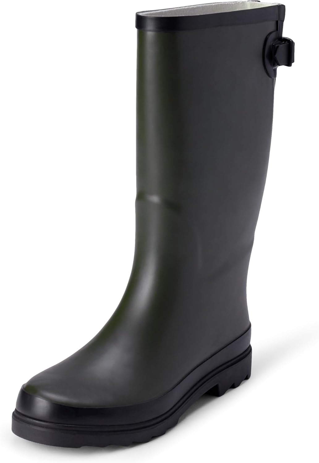 Women's Waterproof Tall Rain Boot With Adjustable