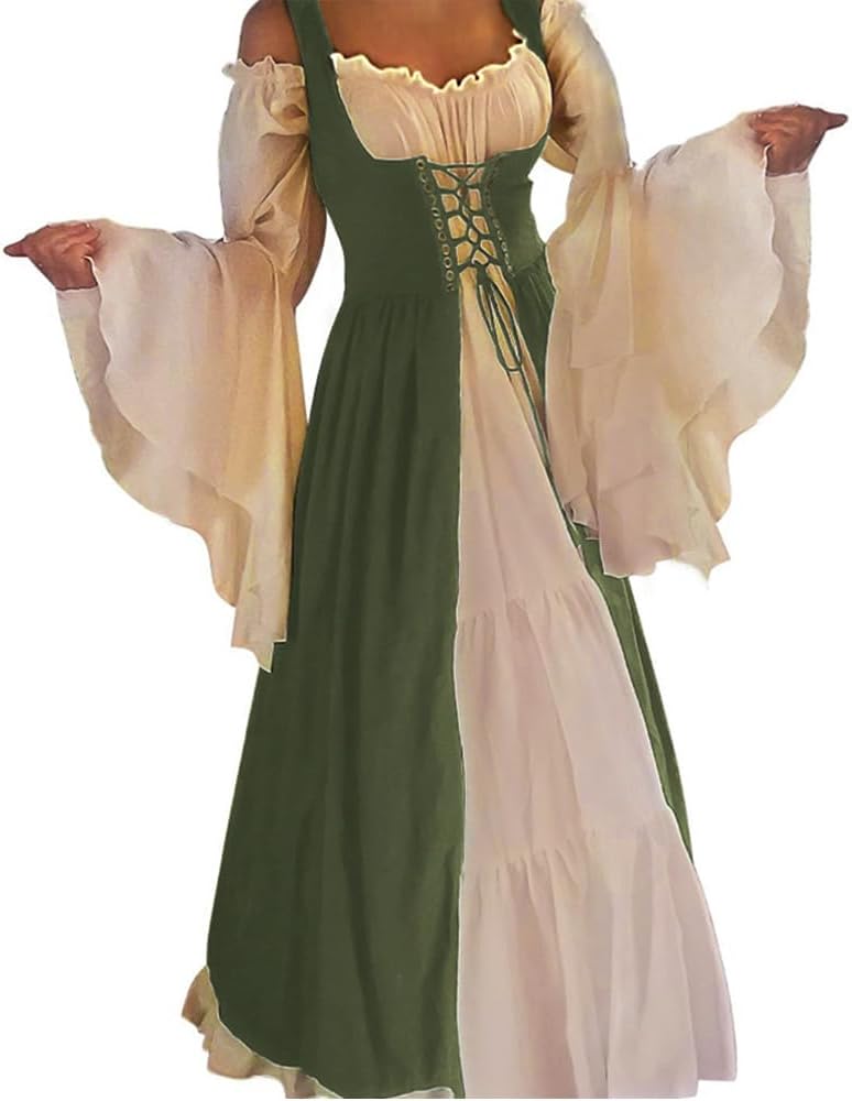 ABaoWedding Womens's Medieval Renaissance Costume Cosplay Over Dress