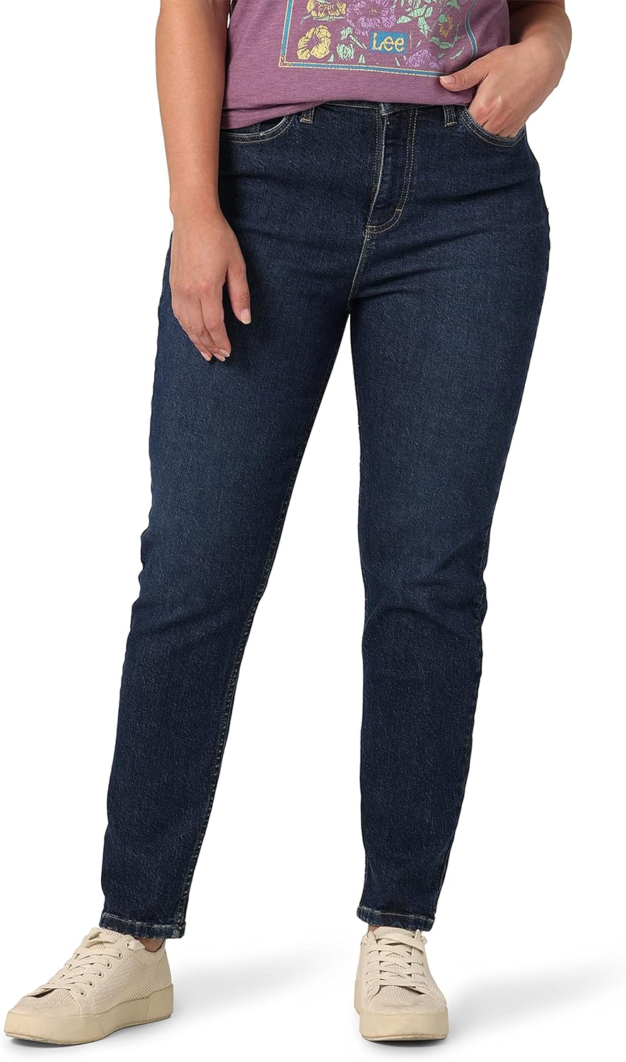 Lee Women's Legendary High Rise Mom Jean