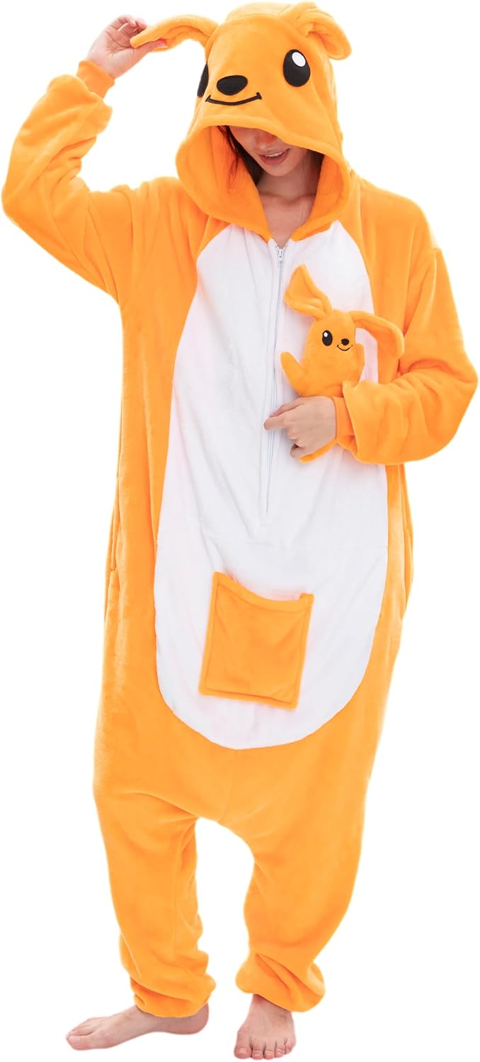 SAMGU Adult Onesie Animal Pajamas Halloween Cosplay Costumes Sleepwear Homewear