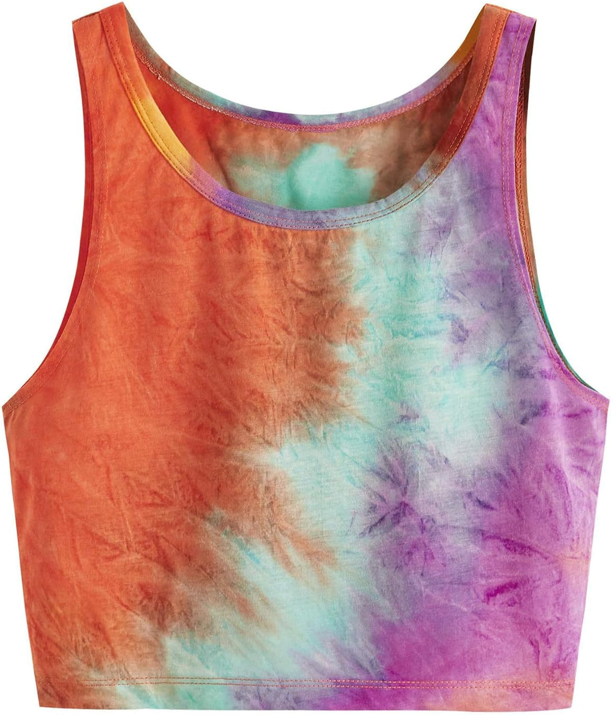 Remidoo Crop Tops for Women Casual Cropped Tank Top Summer Sleeveless Shirts