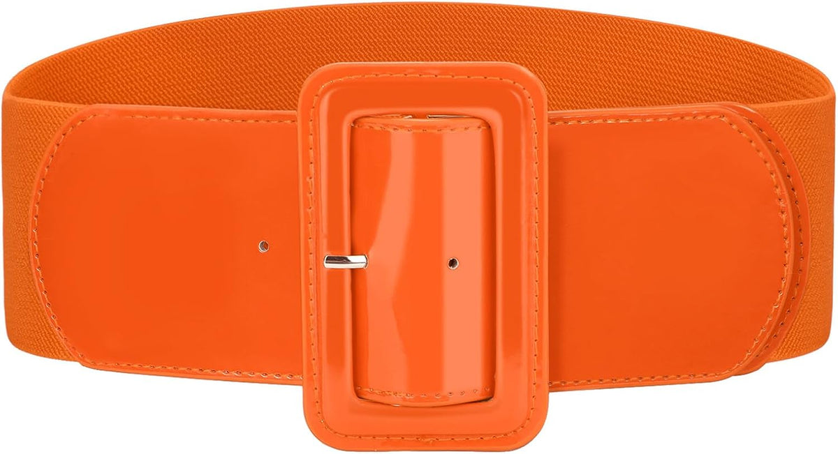 Stretchy Wide Women Belts Elastic Vintage Belts for Women Fashion Ladies Waist Belt for Dress