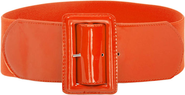 Women's Stretchy Belt 1950s 3 Inch Wide Elastic Belts