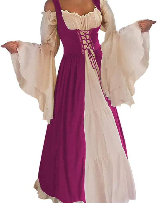ABaoWedding Womens's Medieval Renaissance Costume Cosplay Over Dress