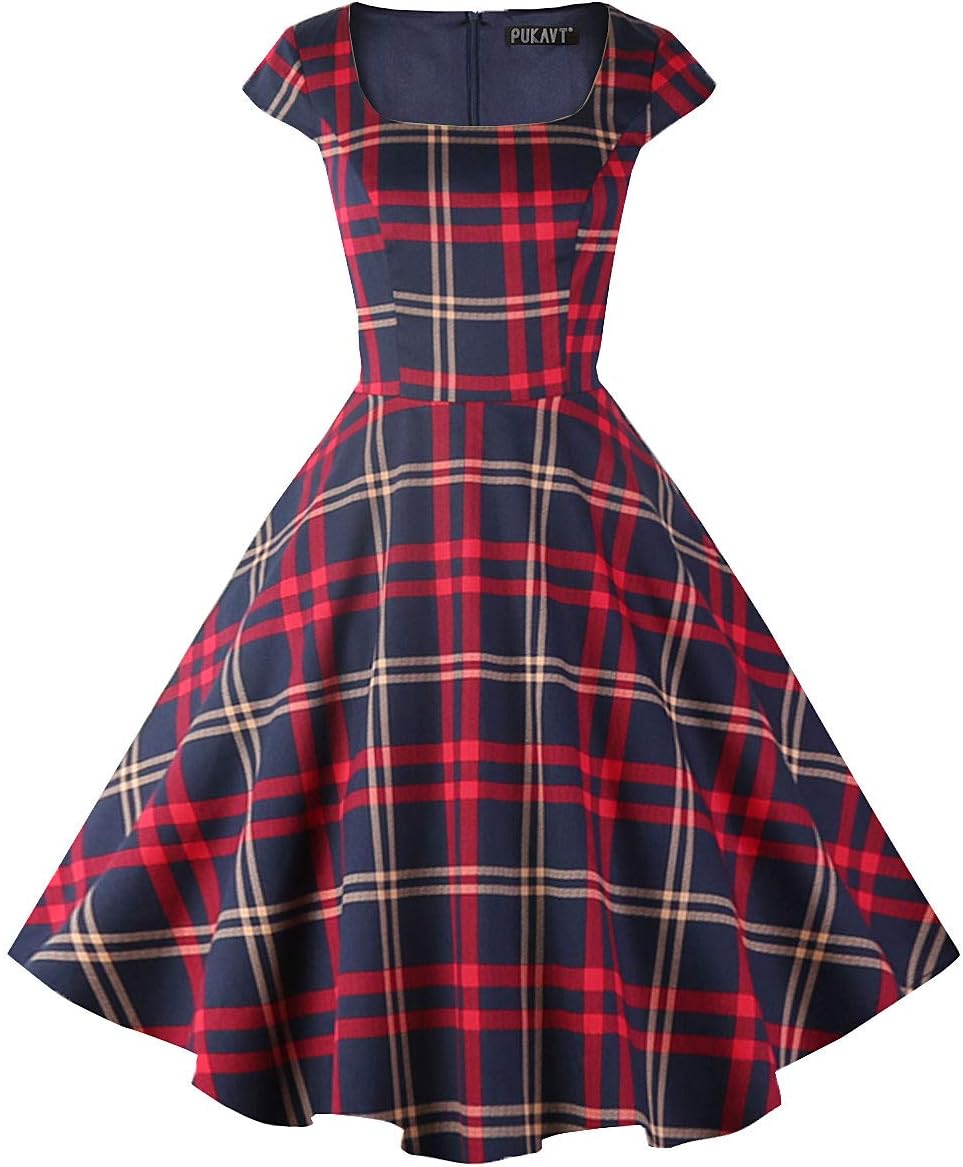 Women's Cocktail Dress 1950s Retro Swing Dress Main image