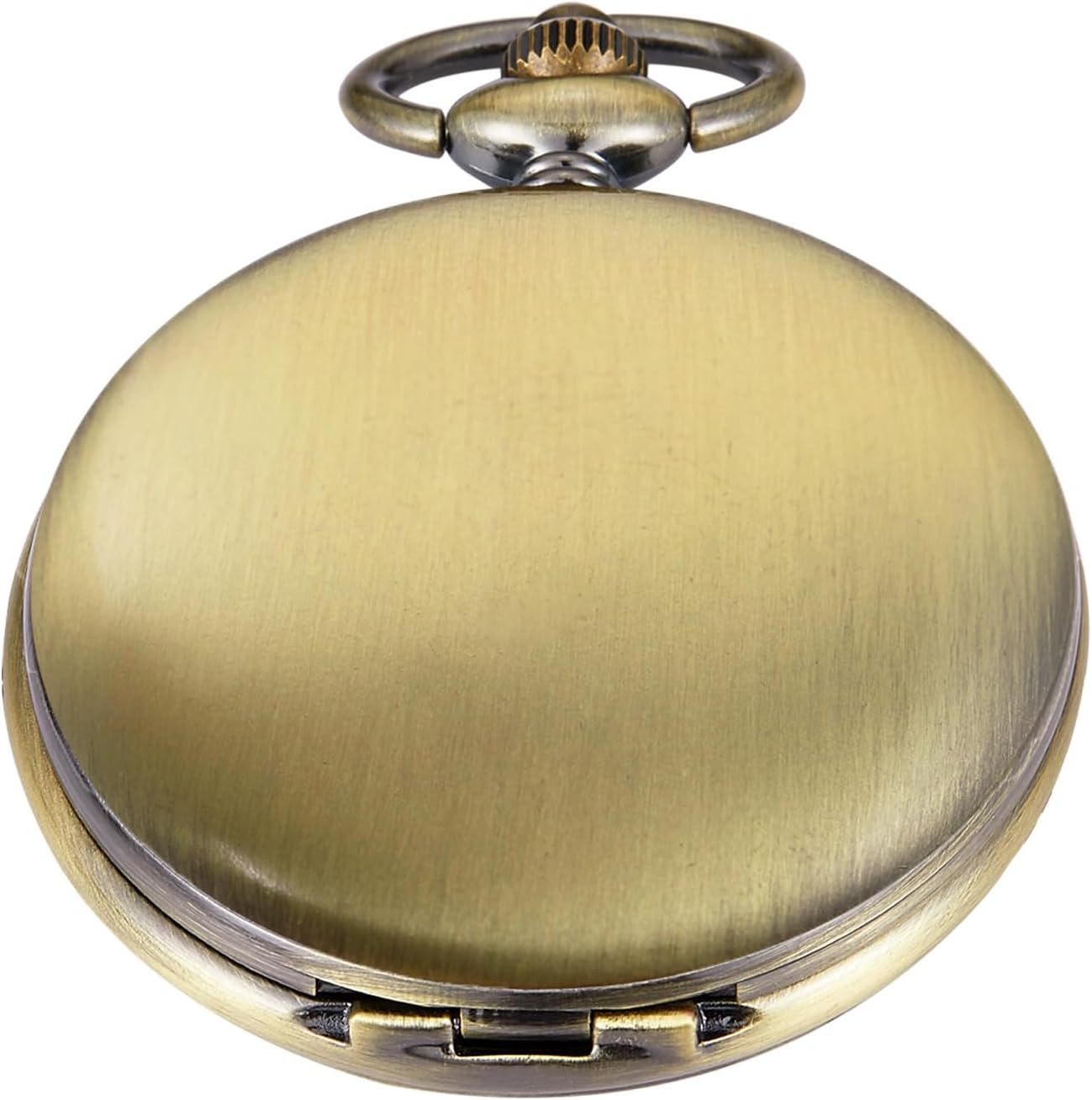 Smooth Black Quartz Pocket Watch for Men Secondary image