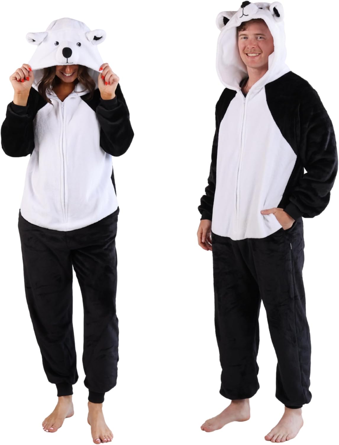 Funziez! Slim Adult Onesie - Food and Animal Costume - One Piece Cosplay Suit for Adults, Women and Men