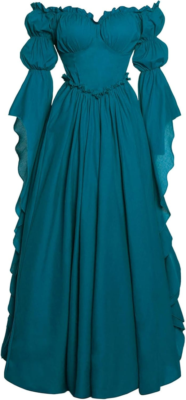 Medieval Renaissance Costume Dress Victorian Dresses for Women