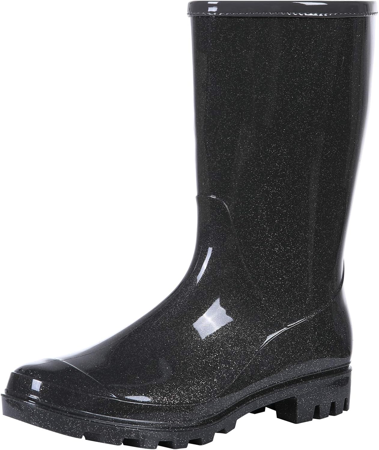 Mid Calf Rain Boots Waterproof Shoes