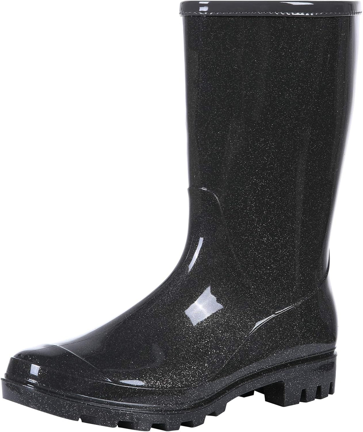 Mid Calf Rain Boots Waterproof Shoes