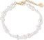 PAVOI 18K Gold Plated Beaded Freshwater Cultured Pearl Bracelet for Women | Dainty Bracelet with Pearl Beads