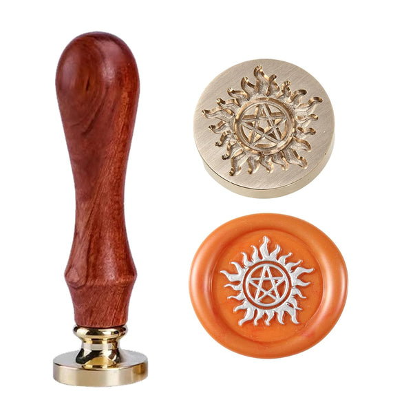 Celtic Knot Triquetra Wax Seal Stamp - Trinity Knot Sealing Wax Infinity Symbol of Endless Love - Good Luck Amulet - Irish Witchcraft Wicca Magic Wolf Vintage