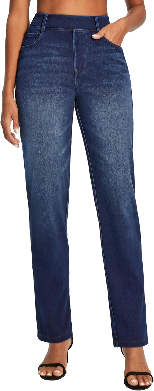 Straight Leg Jeans For Women High Waisted Bootcut Jean Trendy