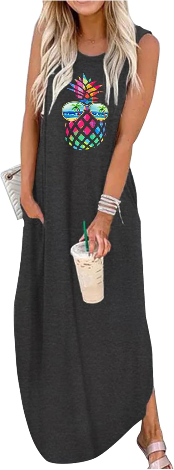 CHUNTIANRAN Maxi Dresses for Women Summer Outfits Boho Beach Long Dresses Casual Sundresses Resort Wear for Women 2026