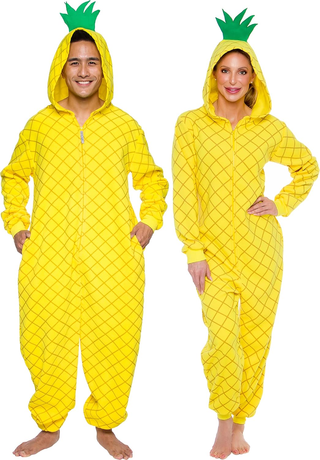 Funziez! Slim Adult Onesie - Food and Animal Costume - One Piece Cosplay Suit for Adults, Women and Men