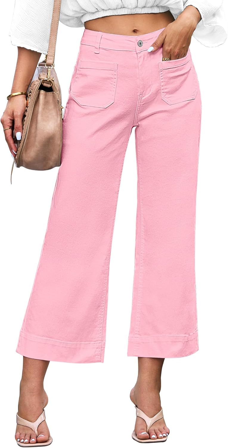Luvamia Wide Leg Jeans For Women Trendy High Waisted Flare Jeans