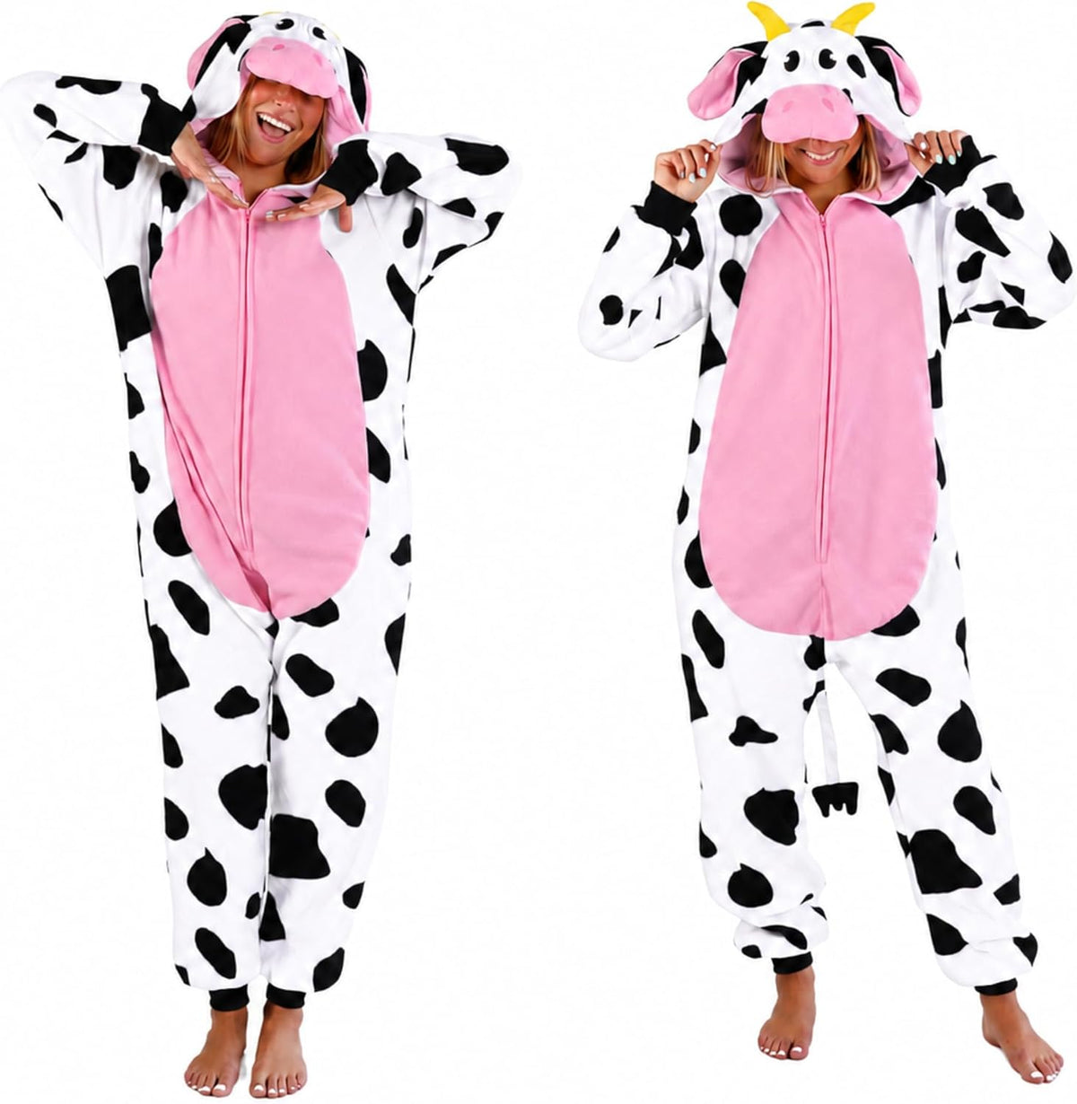 Funziez! Slim Adult Onesie - Food and Animal Costume - One Piece Cosplay Suit for Adults, Women and Men