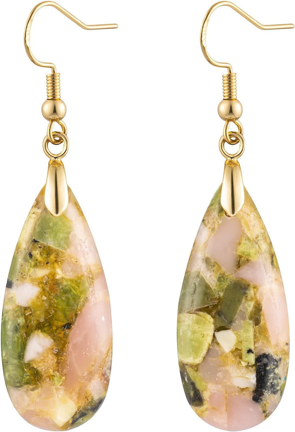Imperial Jasper Teardrop Earrings