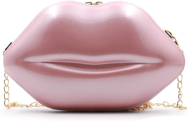 Red Lip Clutch Purse