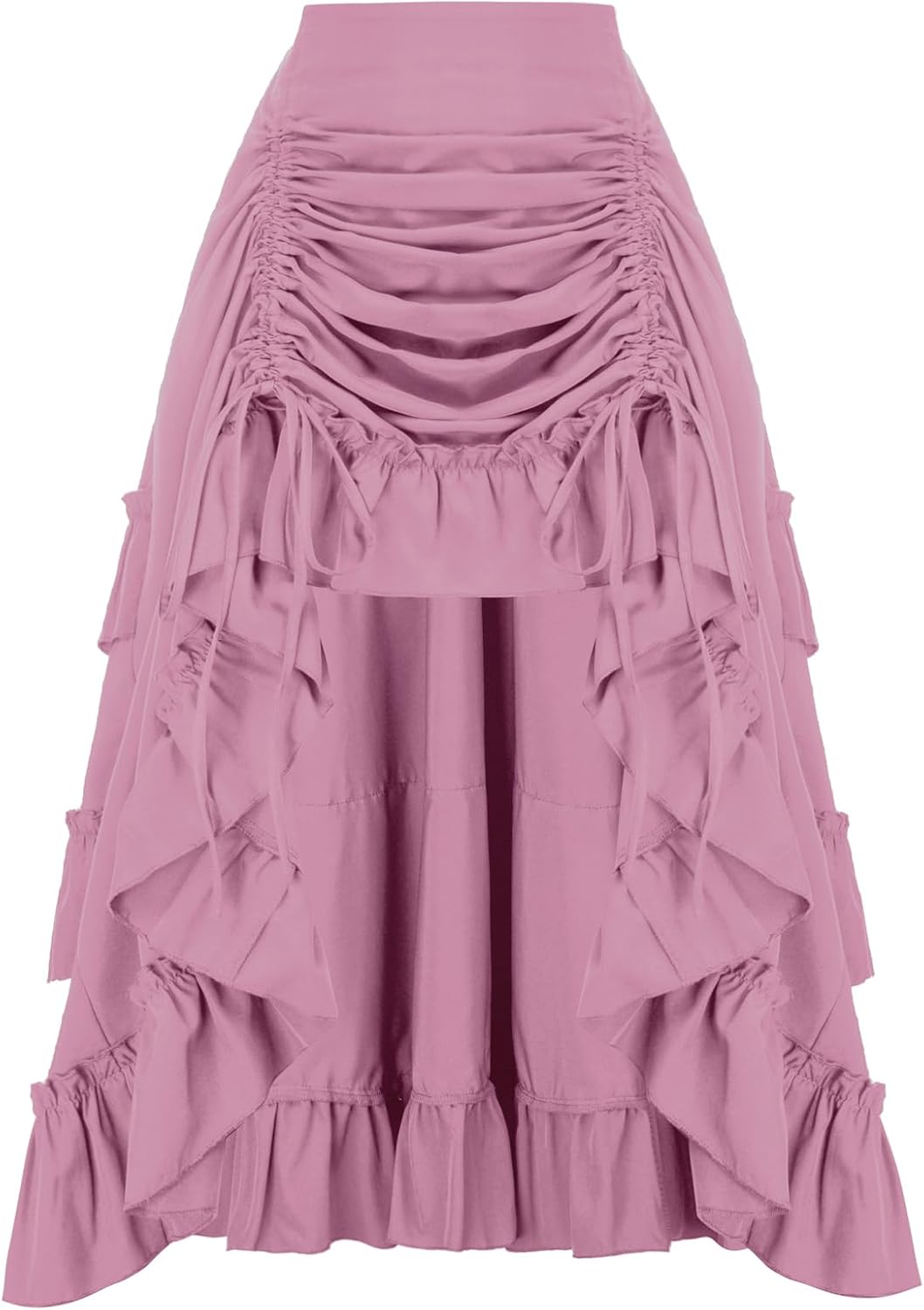 Scarlet Darkness Women Renaissance Pirate Skirt High-Low Whimsical Clothes