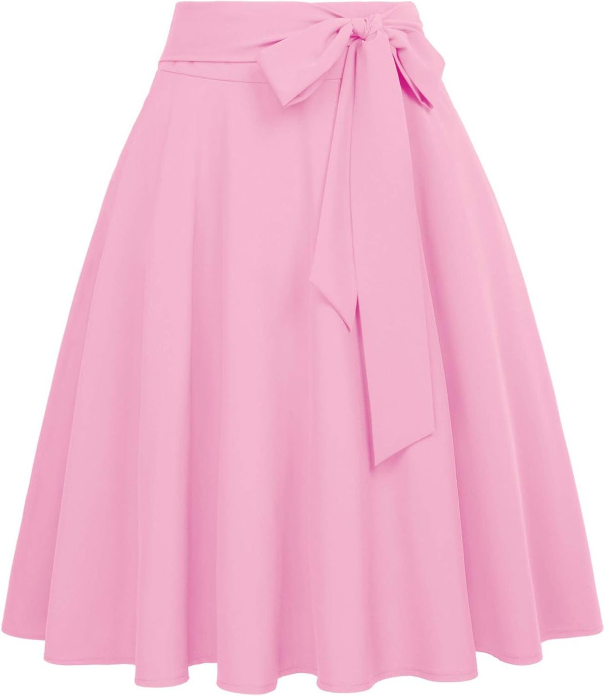 Belle Poque Women High Waisted A Line Skirt with Pockets