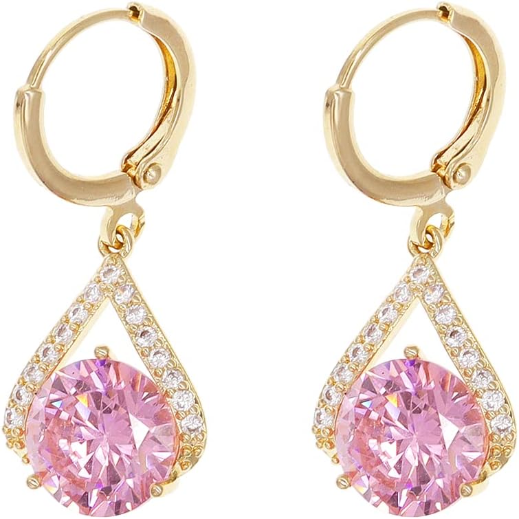 Gold Silver Small Hoop Dangle Earrings for Women, Trendy Dainty Rhinestone CZ Dangling Prom Wedding Leaf Flower Snowflake Butterfly Starfish Fashion Jewelry Gift