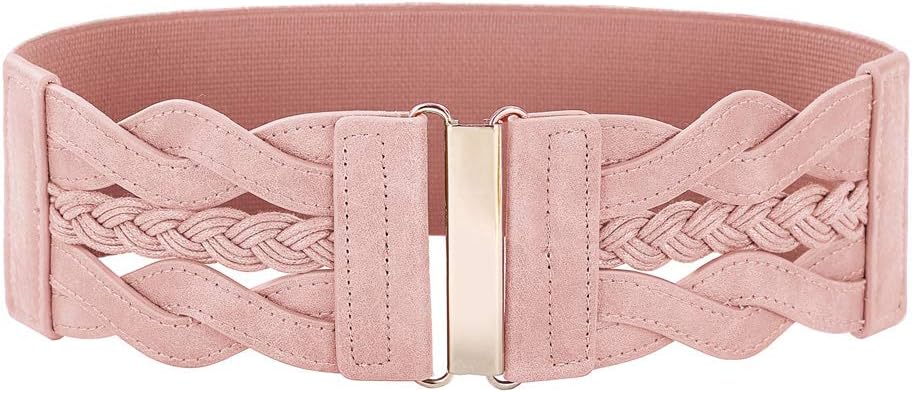 Grace Karin Women's Elastic Wide Belts Vintage Stretchy Belt Retro