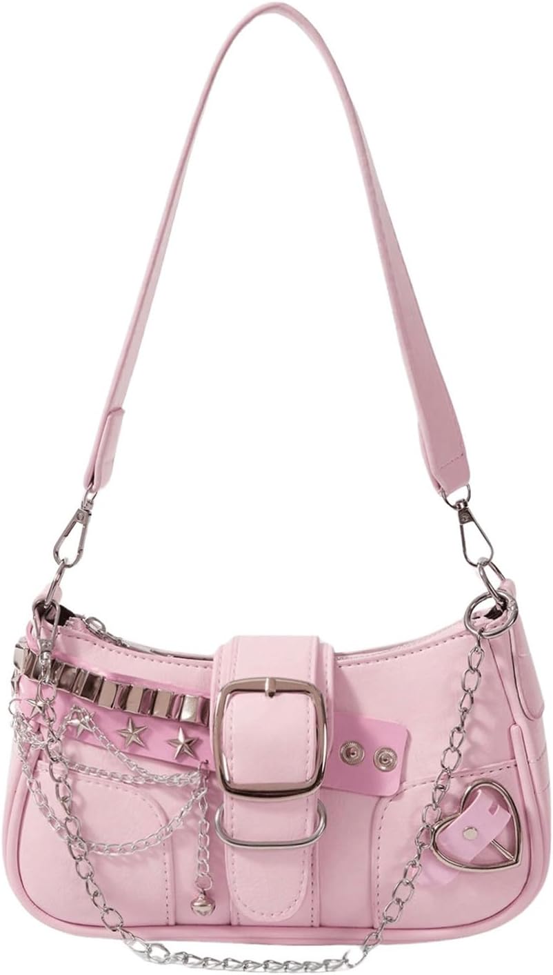 Women's Y2K Star Embroidery Shoulder Bag