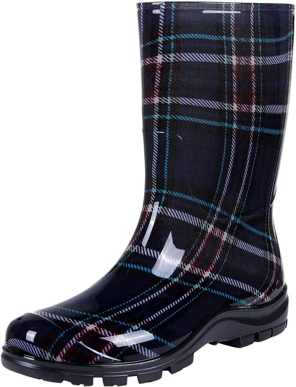 Women's Mid Calf Rain Boots