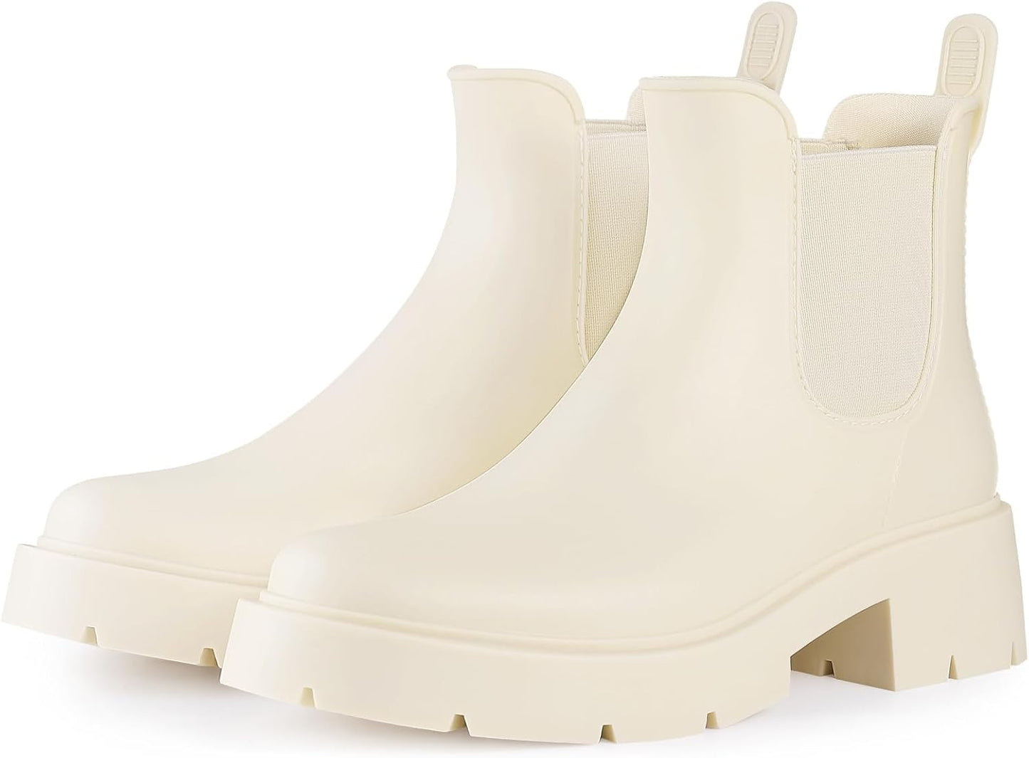 Women's Ankle Rain Boots Waterproof Chelsea Boots