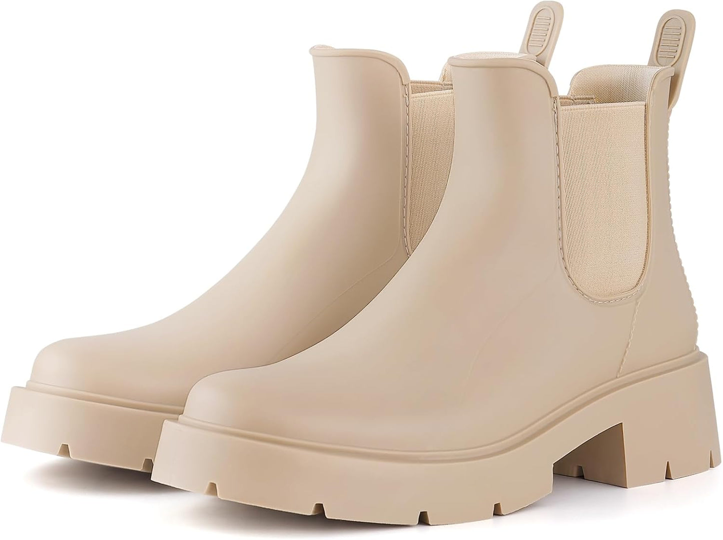 Women's Ankle Rain Boots Waterproof Chelsea Boots
