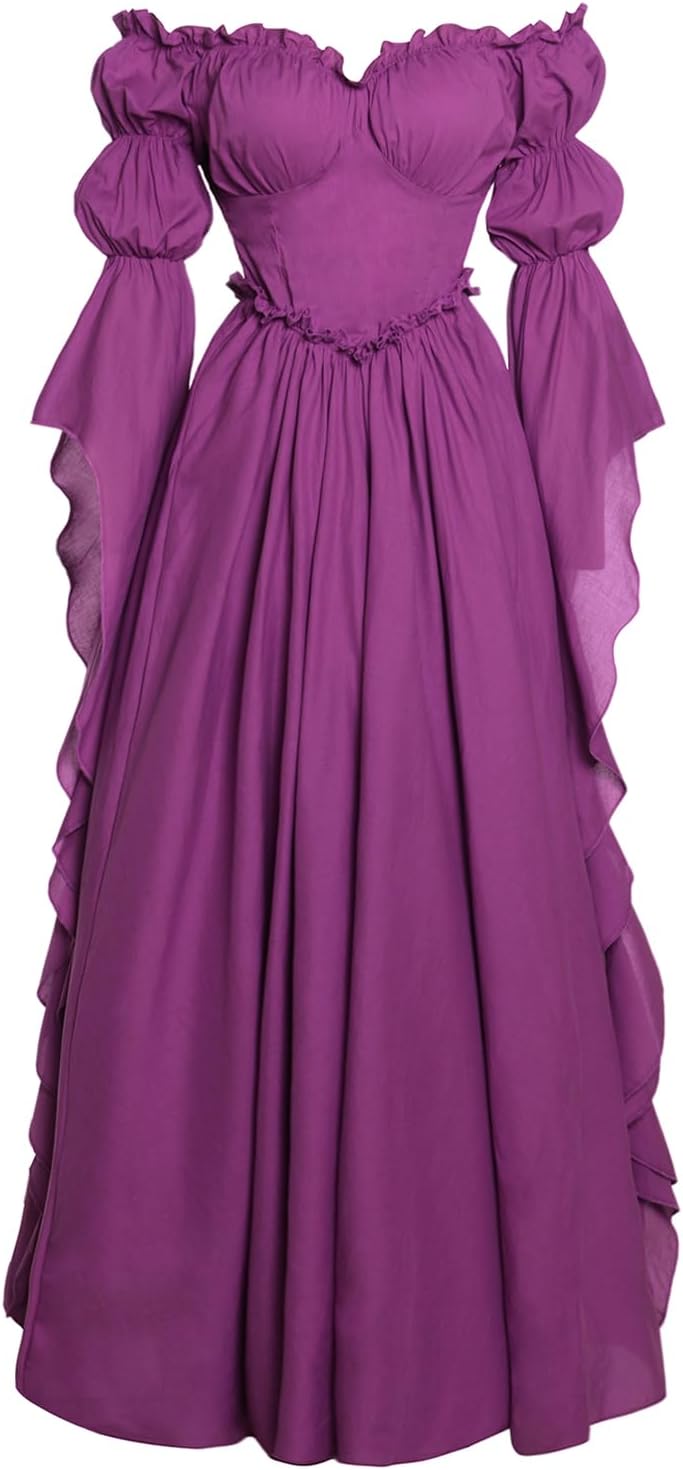 Medieval Renaissance Costume Dress Victorian Dresses for Women
