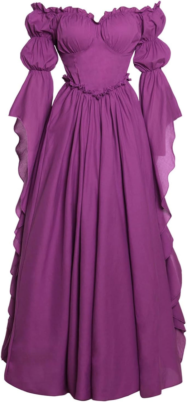 Medieval Renaissance Costume Dress Victorian Dresses for Women