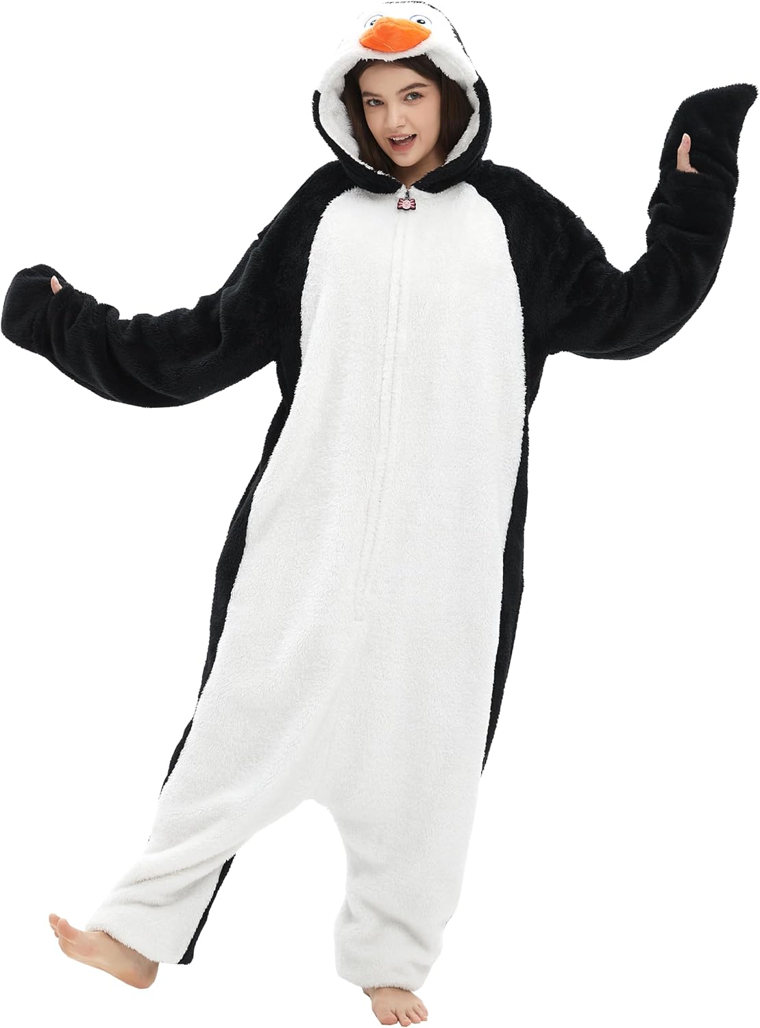SAMGU Adult Onesie Animal Halloween Cosplay Costume One Piece Pajamas for Women and Men