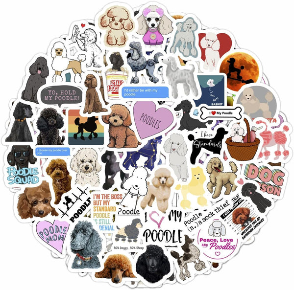 100Pcs Classic Rock Stickers — Rockabilly Guitar & Music Emblems