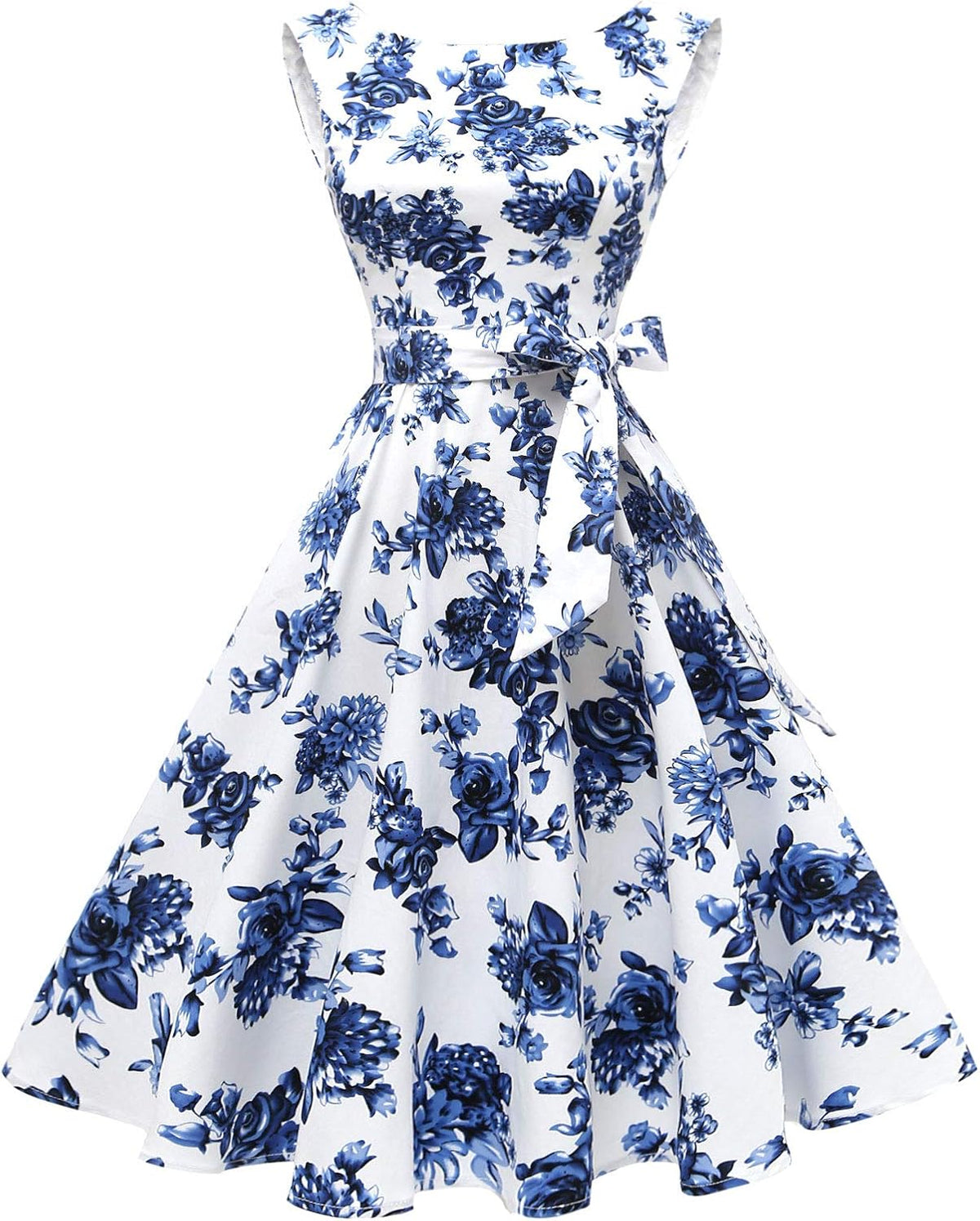 Sleeveless Vintage 1950s Cocktail Dress