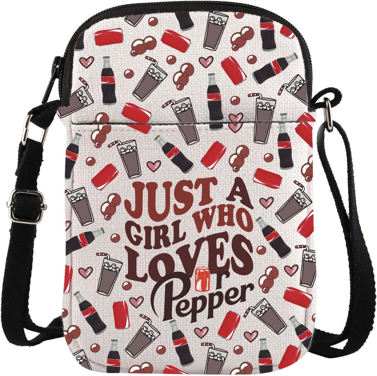 DR.P Beverage Crossbody Sling — Animal Print Drinks-Lovers Gift