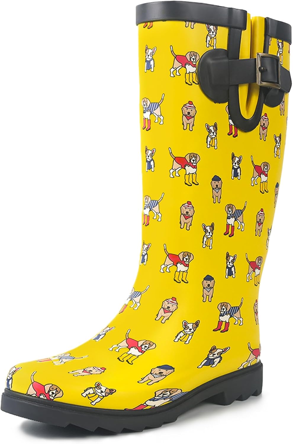 Rain Boots For Women, Waterproof Ladies Tall Knee High