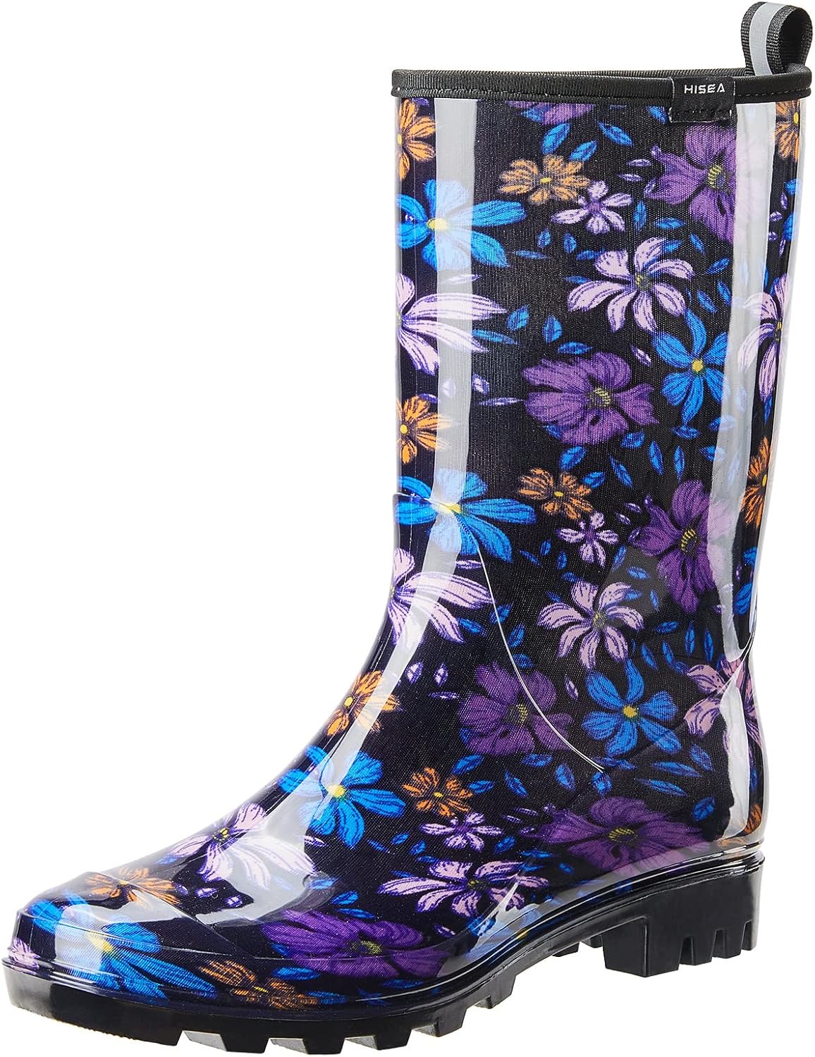 Rain Boots Waterproof Mid Calf Boots For